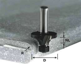 Фреза скругляющая HW, с хвостовиком 12 мм HW R3/D22 ss S12